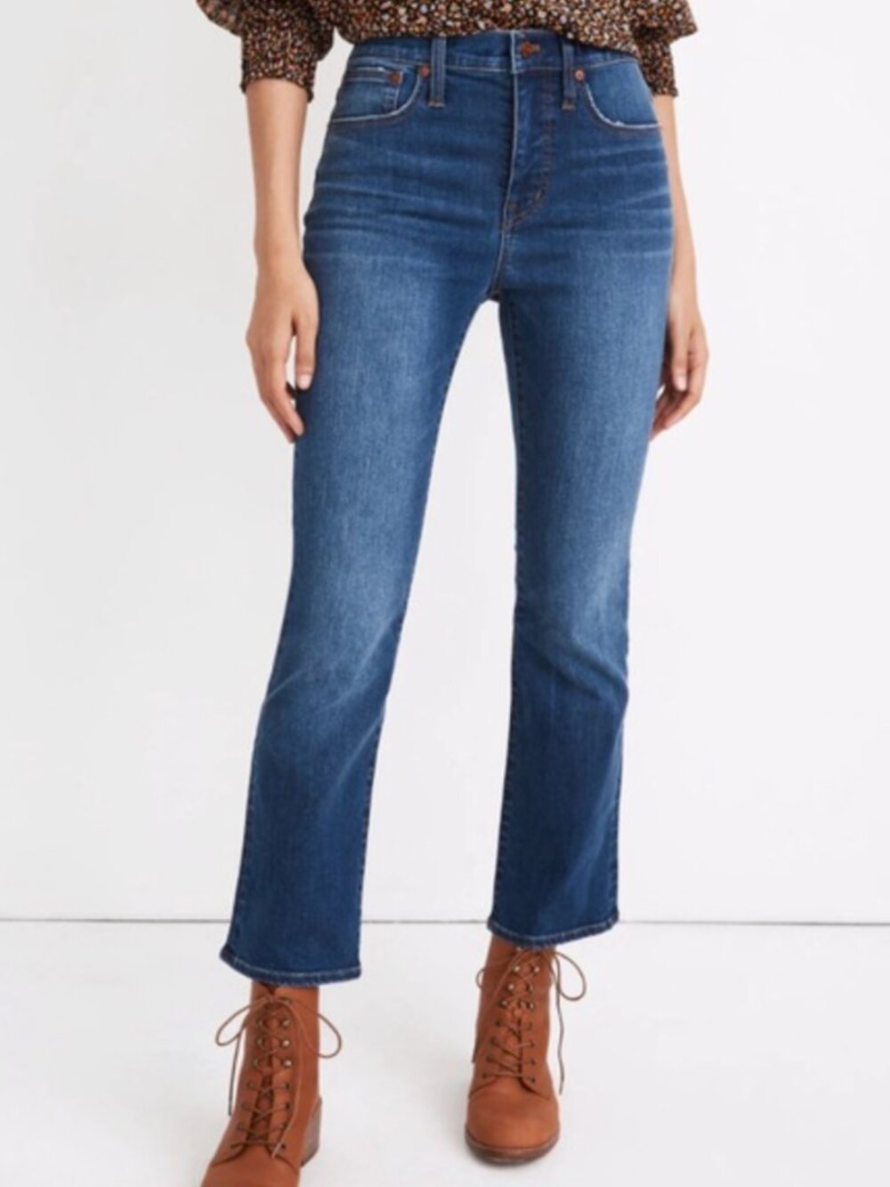 Madewell Cali Demi-Boot Jeans Size 25